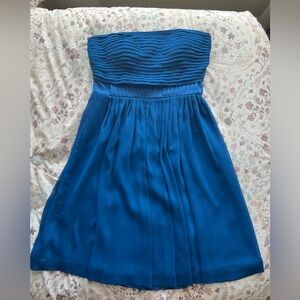 Bright Blue Max and Cleo Size 6 Strapless Cocktail Dress